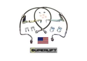 Superlift - Superlift 08-10 Ford F-250/F-350 w/ 6-10in Lift Kit (Pair) Bullet Proof Brake Hoses 91560 - Image 1